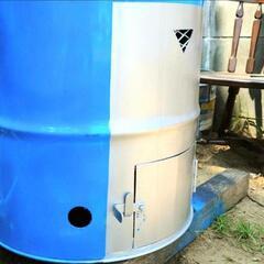 ドラム缶200l 焼却炉　配達設置します。の画像