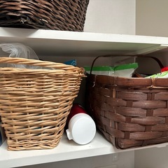 （お引取り先決定）【差し上げます】インテリア　かごの画像