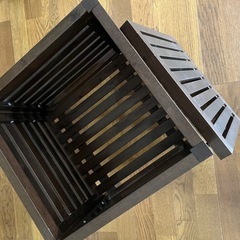 ※値下げしました【美品】【収納】ウッドボックスの画像