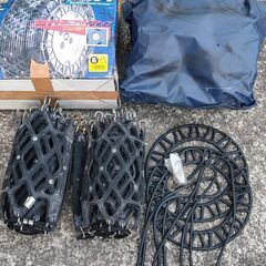 中古 非金属タイヤチェーン 175R13 185/70R13 1...