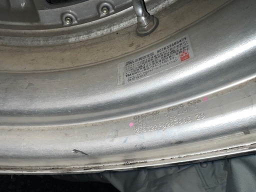 4本セット20インチ　9.5j+5 work ランベック