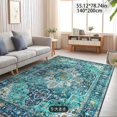 新品⭐︎大きめボヘミアン調ラグの画像