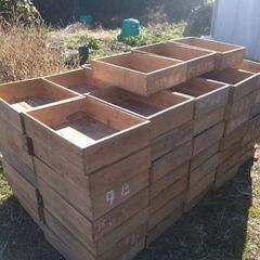 木箱　DIY　みかんの貯蔵箱　