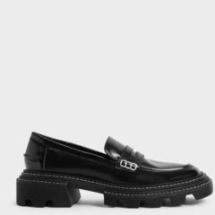 チャールズ＆キース レディースローファー 厚底 37の画像