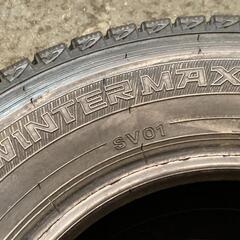新品同様  145/80R12 LT スタッドレス22年4本  ダンロップ  ウィンターマックス冬タイヤの画像