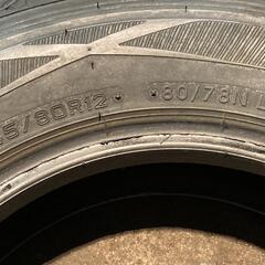 新品同様  145/80R12 LT スタッドレス22年4本  ...