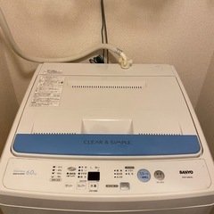 【緊急】洗濯機売ります