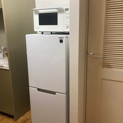 早いもの勝ちSHARP　冷蔵庫 プラズマクラスター ホワイトの画像