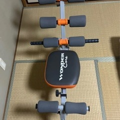 WONDER CORE エクササイズベンチ グレー/オレンジの画像