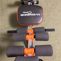 WONDER CORE エクササイズベンチ グレー/オレンジの画像