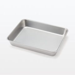 無印良品 ステンレス バット 約26.5×20.5×高さ4.5cm