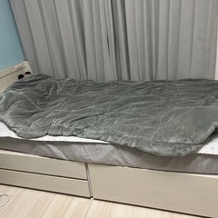 シングルベッド(マットレスなし)