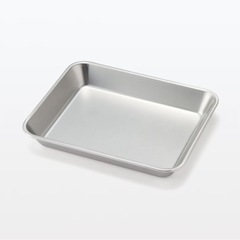 無印良品 ステンレス バット 約21×17×高さ3cm