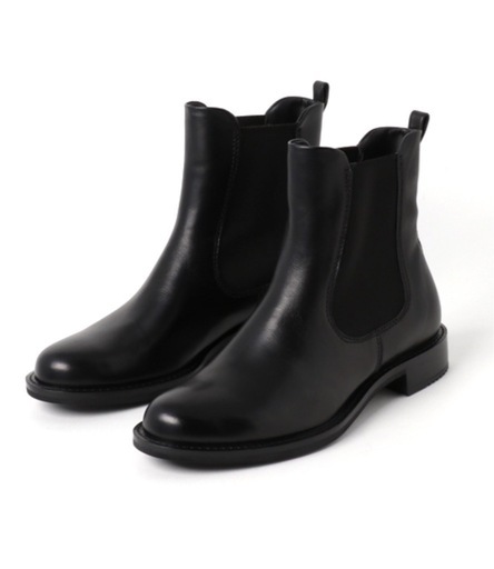 新品 Ecco 黒 ショートブーツ 23.5 箱付き 新作