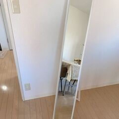 購入者様予約済　直接引取大歓迎★愛知県名古屋市★お渡し場所は金山駅徒歩2分★等身大鏡★アートパネル⭐︎天井までの釣棒の画像