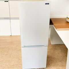 【決まりました】【⭐️全額返金保証⭐️】【稼動品】◯YAMADAselect ヤマダセレクト 冷凍冷蔵庫 冷蔵庫 2ドア 156L単身用 一人暮らし ホワイト 2021年製 YRZ-F15G1
