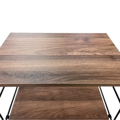 NO.2180 《美品》 ウッドシェルフ 棚 キャスター付き 4段ラック ブラウン 収納家具 家具 中古の画像