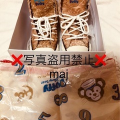 ディズニー ダッフィー×コンバーススニーカーの画像