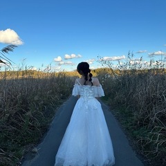 ウェディングドレス　前撮りの画像
