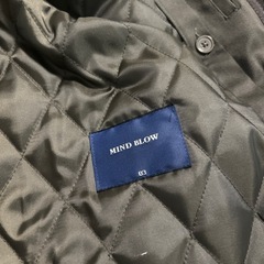 MIND BLOW マインドブロウ　モッズコート　カーキー　緑　ファー　フードの画像