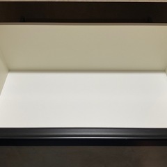 取引中1/30内部の写真掲載しました。【2022年購入】カップボード（ストーンホワイト）幅88.8cm×奥行45cm×高さ183.5cmの画像