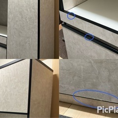 取引中1/30内部の写真掲載しました。【2022年購入】カップボード（ストーンホワイト）幅88.8cm×奥行45cm×高さ183.5cmの画像