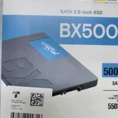【新品】crucial SSD BX500  500GB PCmap's インボイス対応の画像