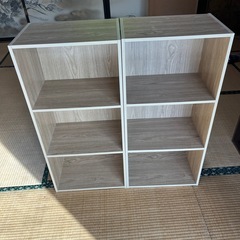 カラーボックス2個セット