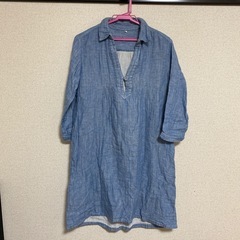 リネン風シャツ