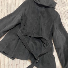 Foggia レディースコート 黒Lサイズ 新品未使用の画像