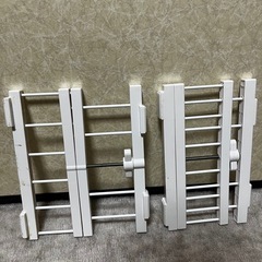 突っ張り棚(幅14〜19cm、奥行18cm)×2の画像