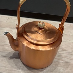親子三代 銅製ヤカン