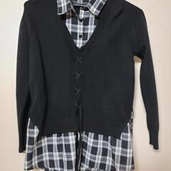 チェックシャツ　セーター　4280円商品　新品の画像