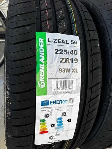 2本セット 225/40R19 2024年製造 新品サマータイヤ GRENLANDER L-ZEAL56
