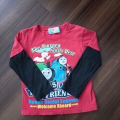 トーマス長袖切り替えTシャツ　110センチの画像