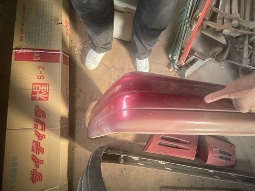 メルセデスベンツR129後期純正リアバンパーカバージャンク