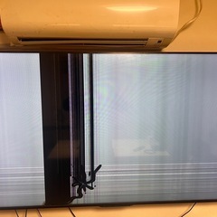 TOSHIBA REGZA65インチジャンク品モニター割れ