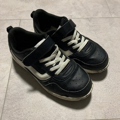 VANS　ブラック/ホワイト スニーカー ベルクロ付き
