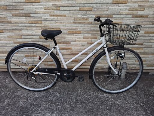 中古自転車 6段変速 27インチ LEDオートライト 軽整備済み 防犯登録対応 町田市 相模原市 MM614
