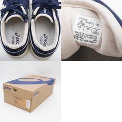 asics (アシックス) ハダシウォーカー メンズ 3E相当 ネイビーブルー/ライトベージュ 25.0cm 1291A056-400の画像
