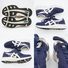 asics (アシックス) ハダシウォーカー メンズ 3E相当 ネイビーブルー/ライトベージュ 25.0cm 1291A056-400の画像