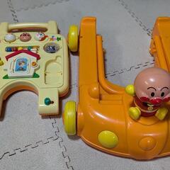 折りたためるアンパンマン手押し車の画像