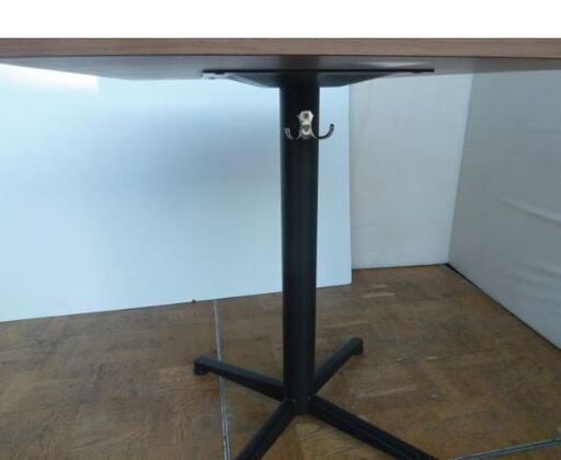 【中古】業務用 安吉 角 カフェテーブル RTB-7575-D 木目 W750×D600×H700mm 机  店舗 食堂 飲食店 カフェ レストラン ダイニング