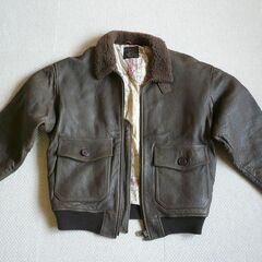 レトロな革ジャン　AIR FORCE　G-1　