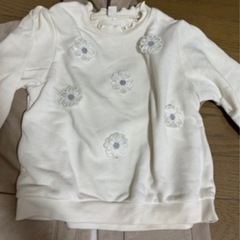 110cm　ワンピース×2 トップス×1 の画像