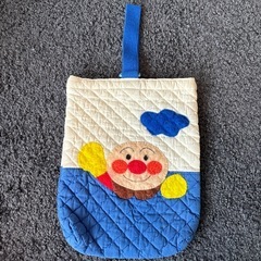 ハンドメイド　アンパンマン　上履き入れ