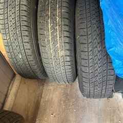 パジェロミニのタイヤとホイール４本の画像