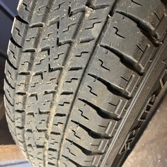 パジェロミニのタイヤとホイール４本の画像
