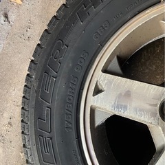 パジェロミニのタイヤとホイール４本の画像
