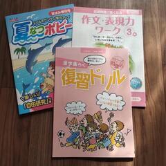 3年生　全家研のポピー、進研ゼミ、チャレンジタッチの画像